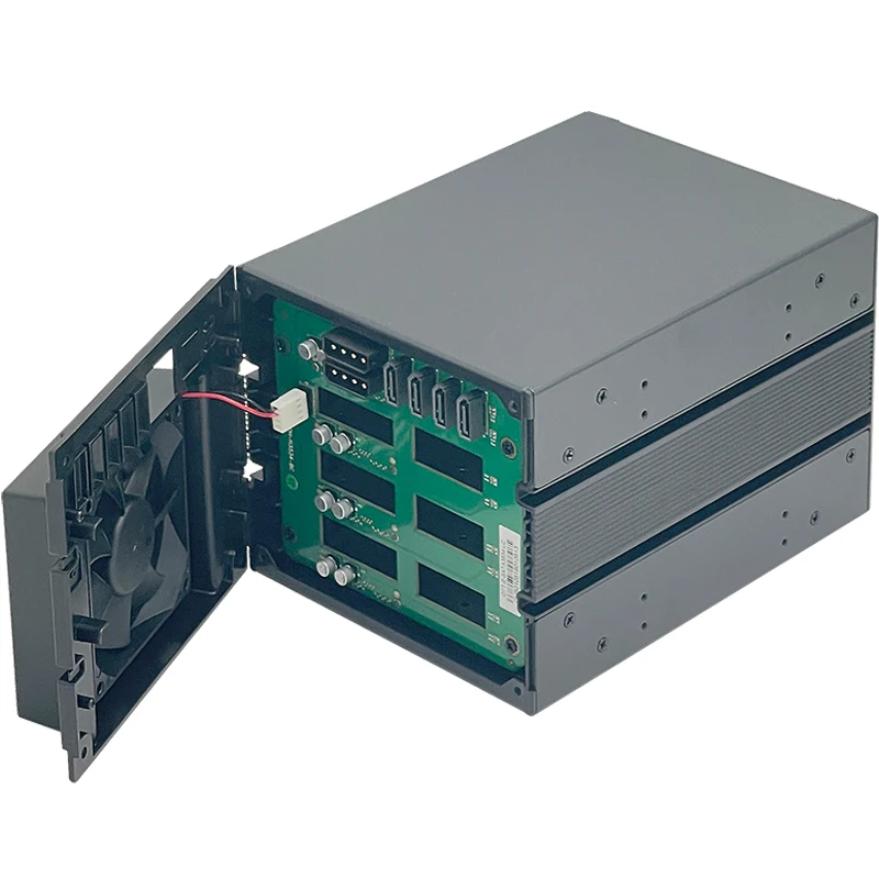 Zhenloong Optical Drive Hot Swappable Disco Rígido Módulo Chassis Armazenamento Expansão 525 para 35 Hdd Hot-swap Gaiola Adaptador - Imagem 4