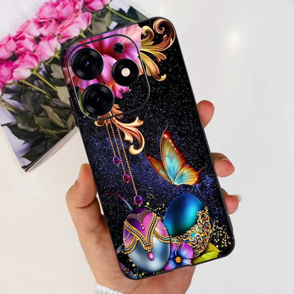 Elegant Fashion Print Soft Silicone TPU Phone Case -