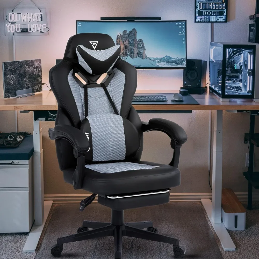 

Computer Armchair Gamer Chair Office Furniture Gaming Chair for the Computer Mobile Relaxing Backrest Ergonomic Reclining Wheels