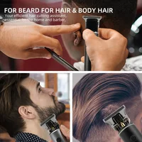 Vintage Hair Cutting Machine Men's Electric Clippers Hair Cutting Kit Beard Trimmer Hairstyle Body Beard Shaving Type-C Charge 2