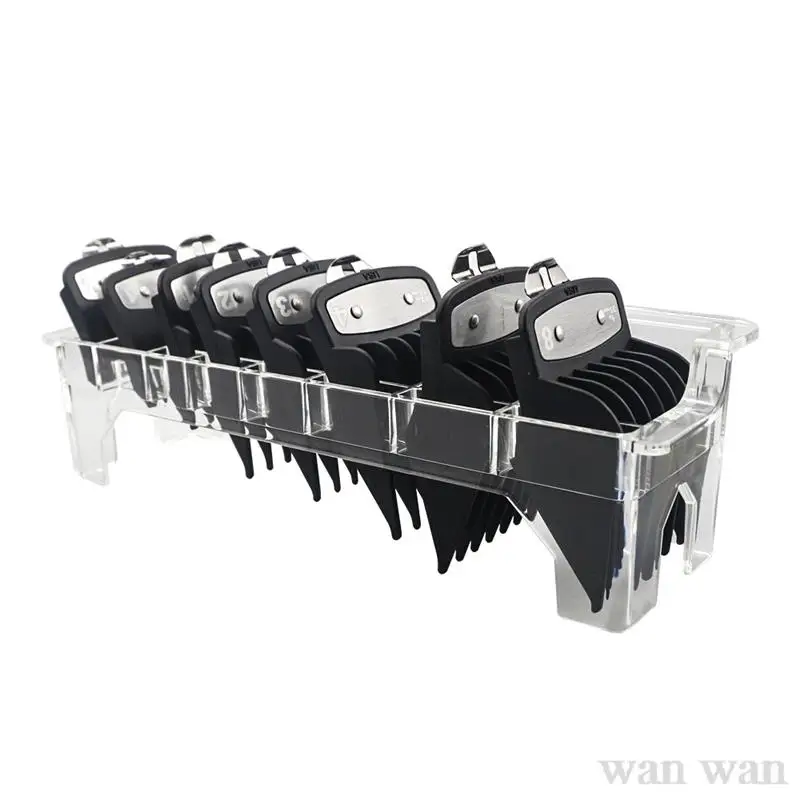 8Pcs/Set Limit Comb For Wahl Electric Clippers Barber Shop Pro Cutting Guide Comb Positioning Calipers Comb Clipper Guard Y1001 4