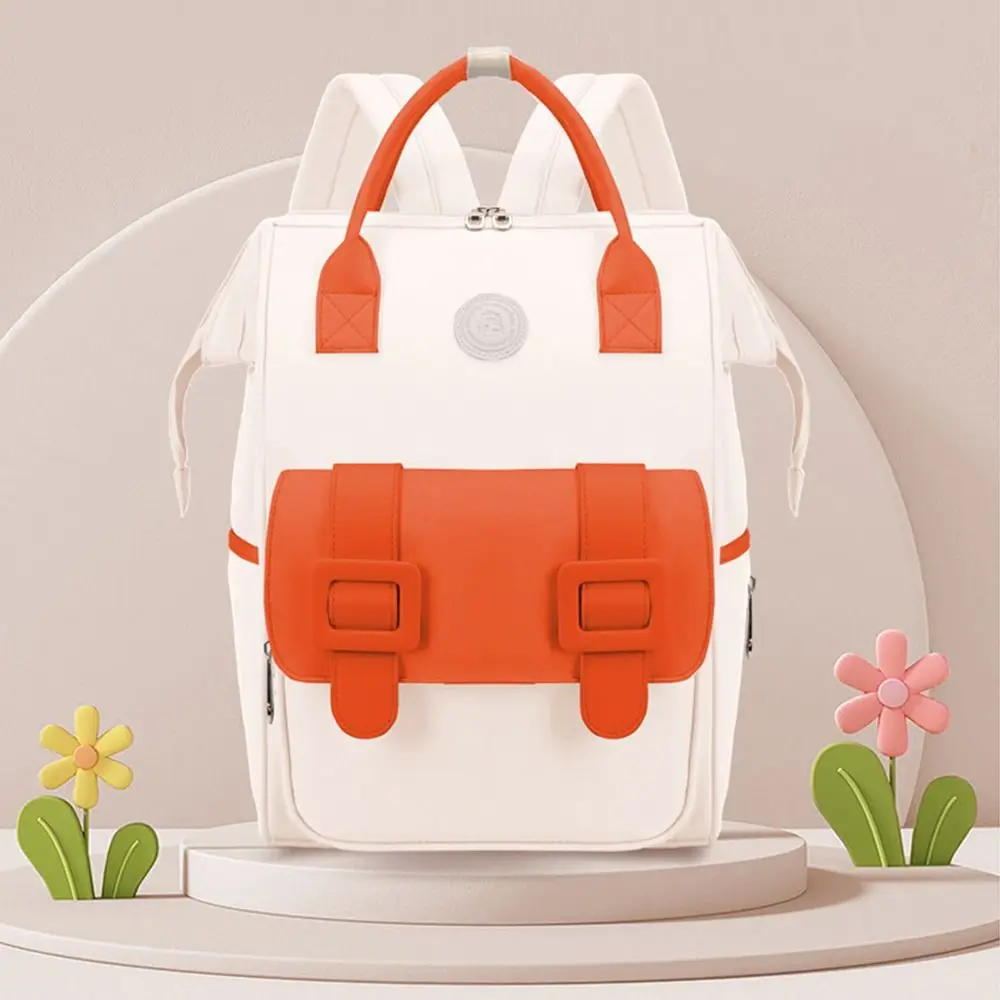 Newborns Gift Korean Style Diaper Bag Backpack Waterproof Durable Travel Backpack Practical Large Capacity Mommy Bag Travel Use
