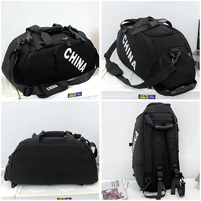 Personalized basketball backpack with printed travel bag large capacity luggage bag independent ball compartment