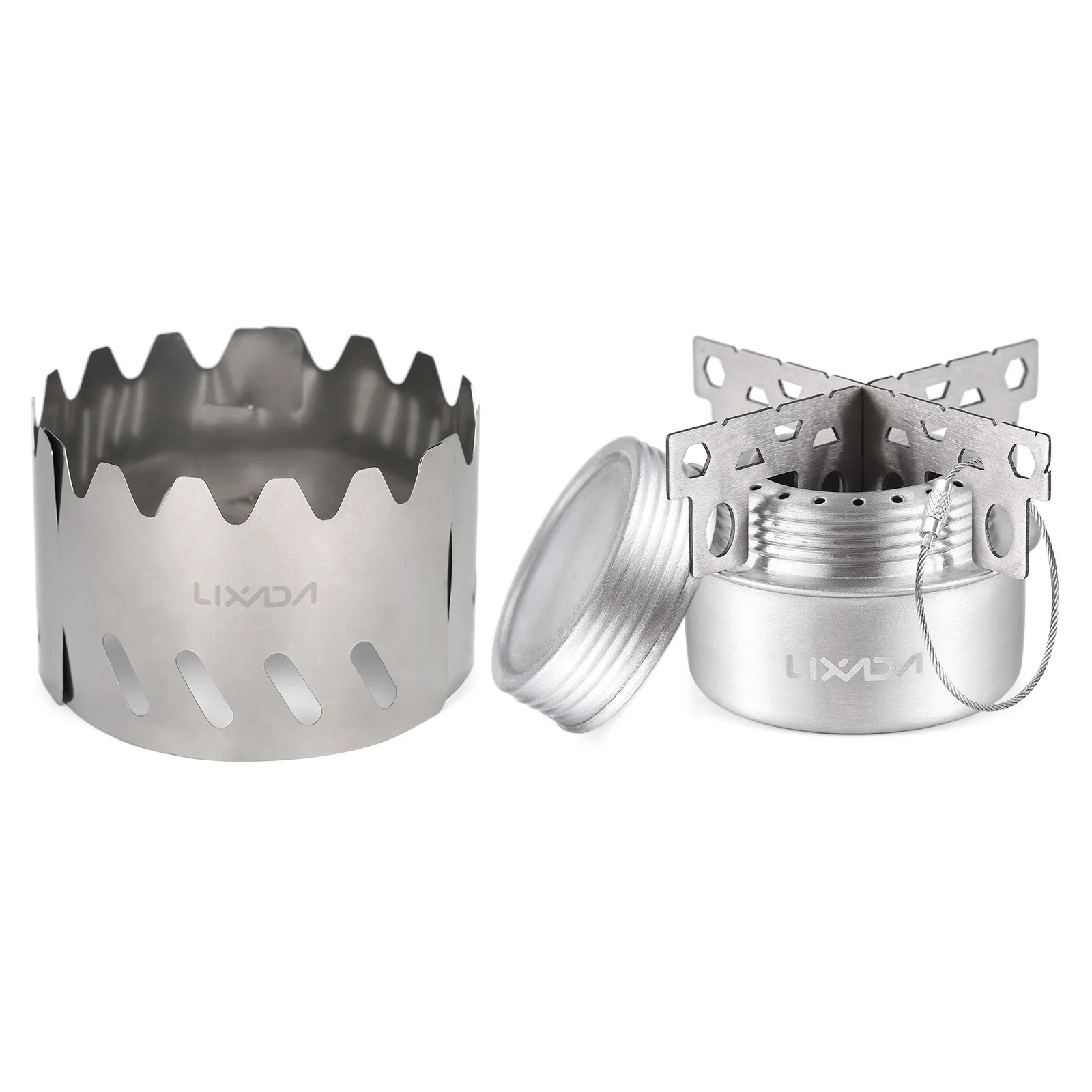 Ultralight Portable Aluminum Camping Stove Windshield