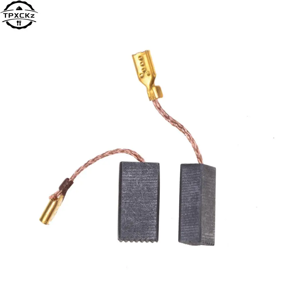 Carbon brush 10PCS Graphite Copper Motor Carbon Brushes Set Tight Copper Wire for Electric Hammer/Drill Angle Grindern 15*8*5mm