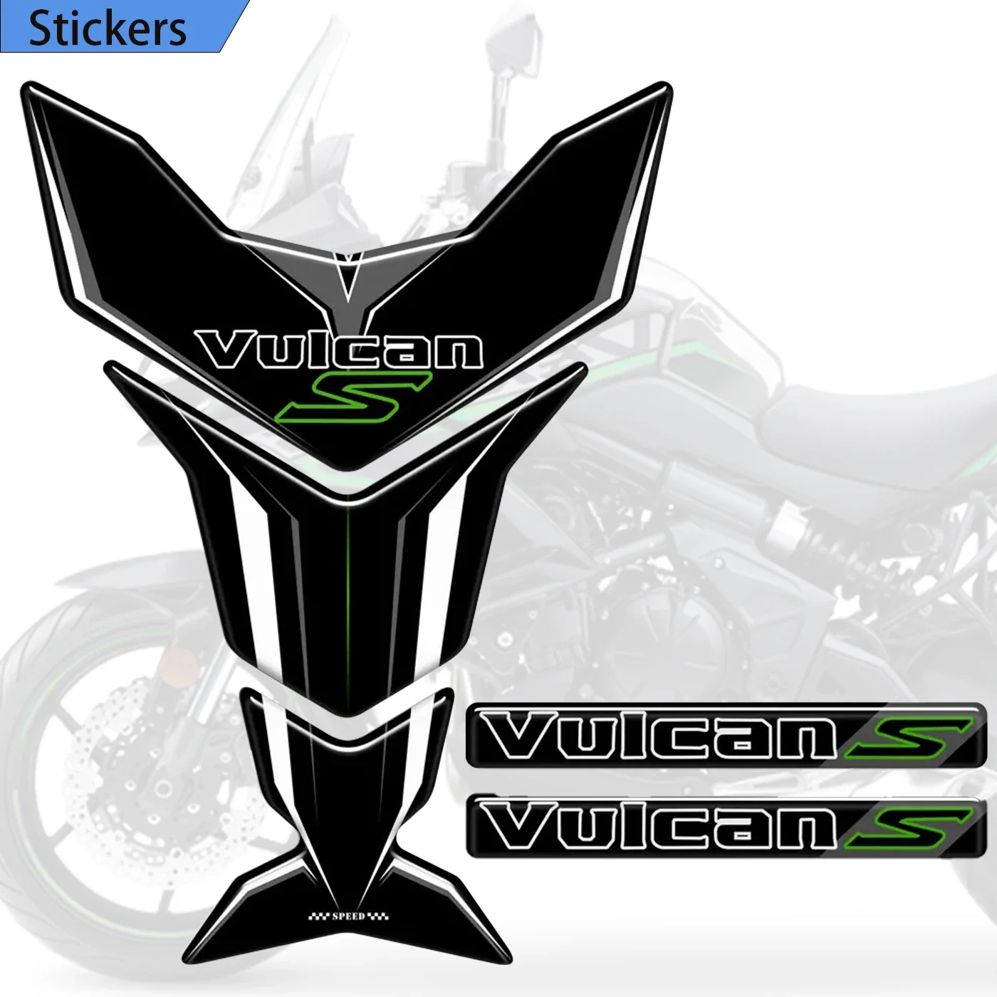 Vulcans Tank Pad Stickers Decals Motorcycle Gas Fuel Tankpad Protector
