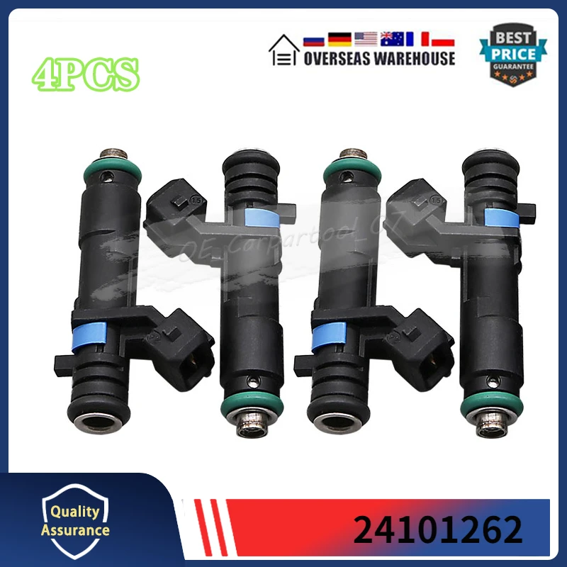 

24101262 Fits For Chevrolet Sail 1.2 Aveo 1.2 SPARK 1.0 1.4 Fuel Injector Set Of 4