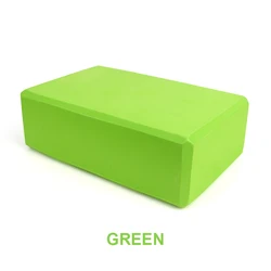 High-Density Non-Slip Yoga Foam Block (Green)