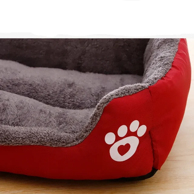 Pet Large Dog Bed Warm House Candy-colored Square Nest Pet Kennel For Small Medium Large Dogs Cat Puppy Plus Size Dog Baskets 5
