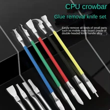  Electronics Repair Tool Kit IC Chip Repair Tool Glue Removal Knife Disassembly Tool for Repair Computer CPU PC Phone Tablet 