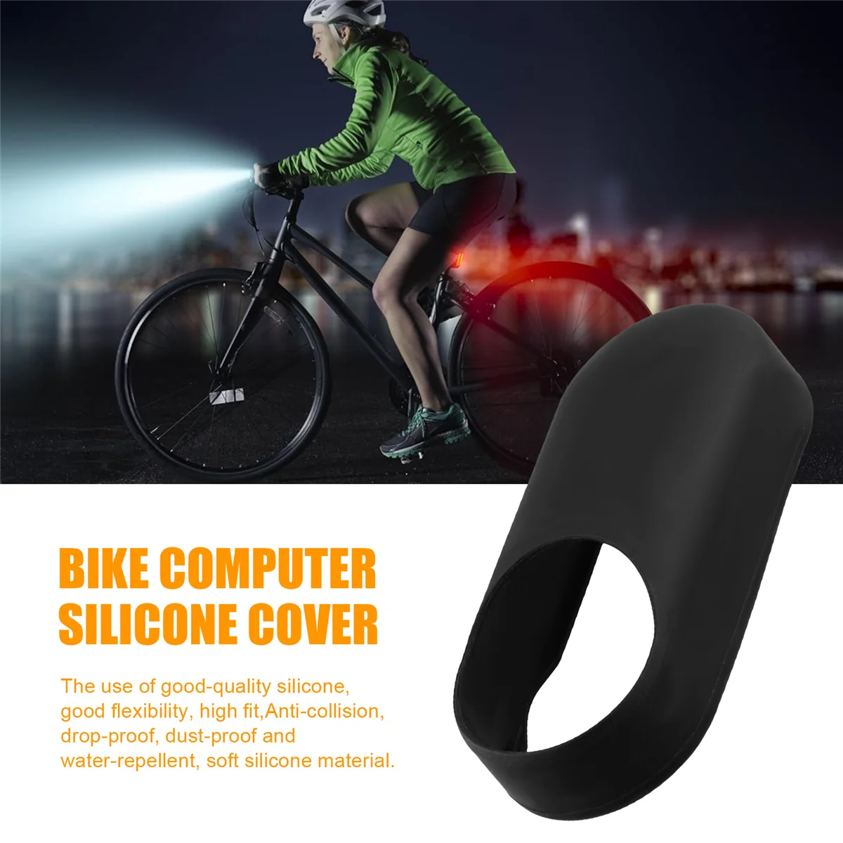 Magene L508 Radar Tail Light Protection Bike Brake Sensing Taillight Protective Anti-Drop Protective Silicone Cover Rich