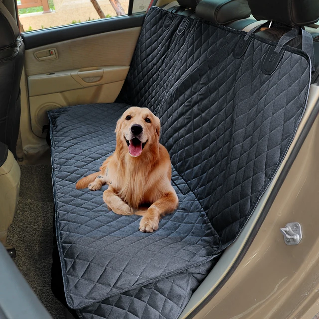 Car Back Seat Cover Waterproof Dog Car Hammock Durable Anti-Scratch Anti-Slip Pet Car Seat Cover Universal Protective Cover