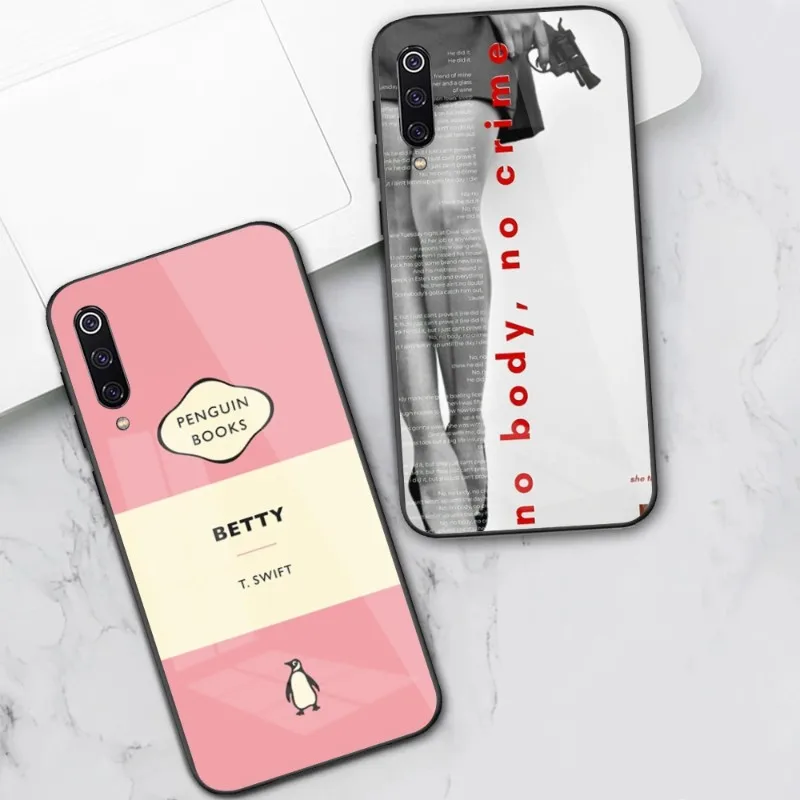 

Чехол для телефона T-ttayпри speedtiee-e для Xiaomi 13 12 11T 10 9 Redmi Note 12 11 10 10S Pro, черный стеклянный чехол для телефона из поликарбоната