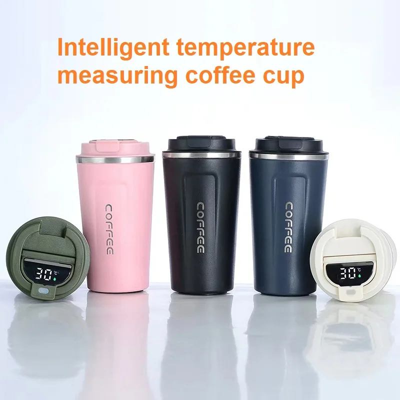 Smart Coffee Mug Warmer with Double Vacuum Insulation Stainless Steel with  Charging Coaster 12 Oz - AliExpress