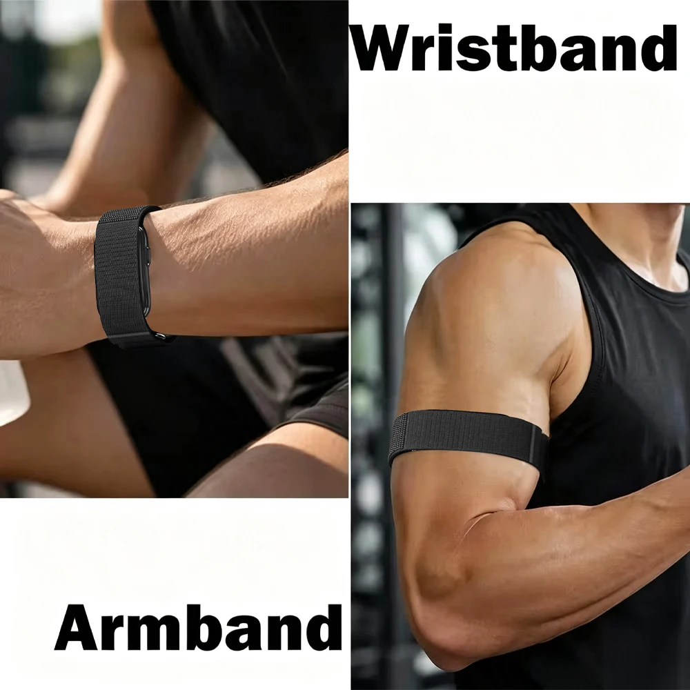 Breathable Adjustable Woven Loop Fitness Tracker Wristband