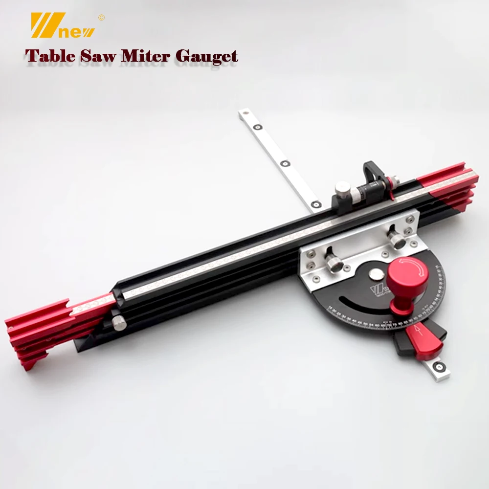 Wnew Precision Table Saw Miter Gauge Angle Cutting Tool T Track ...