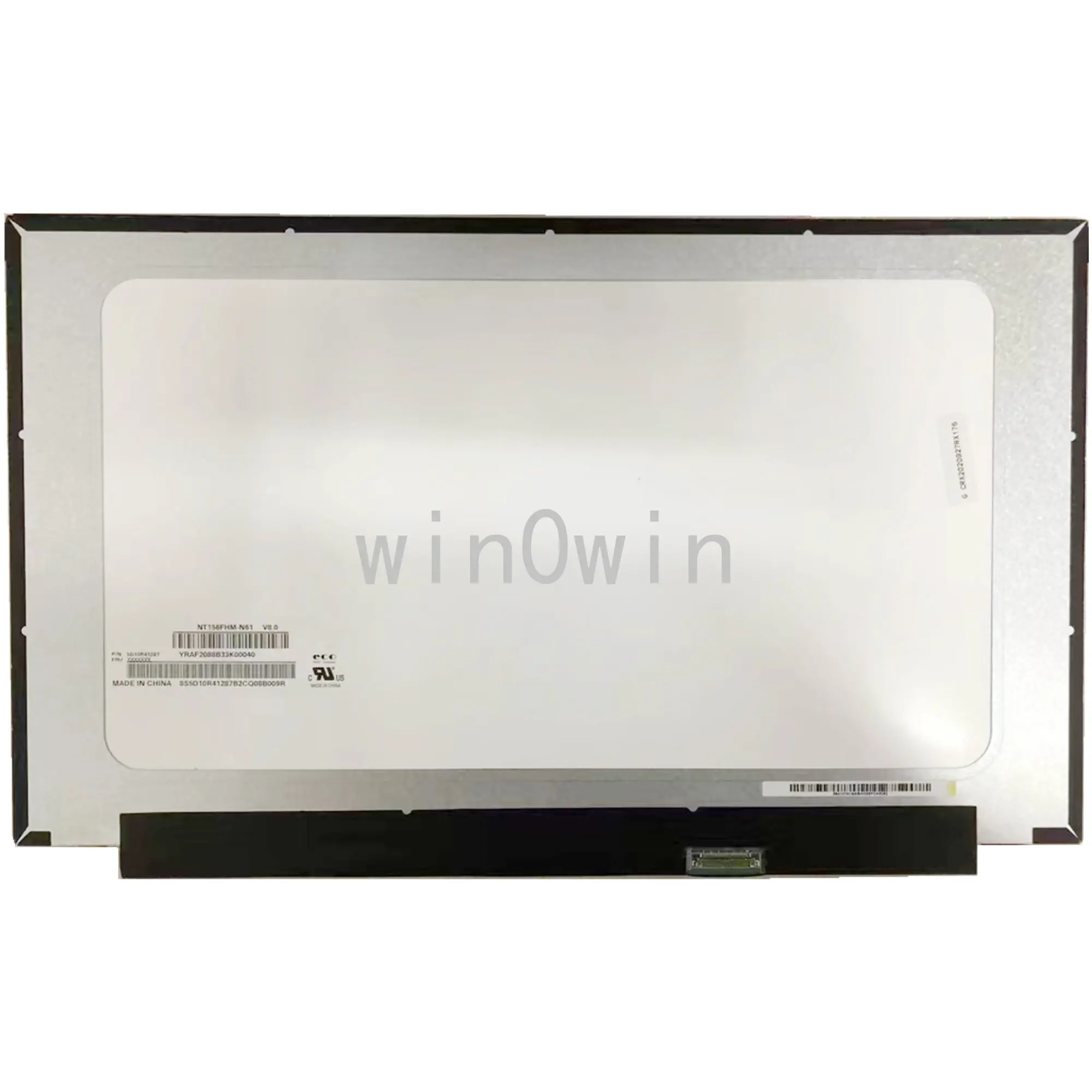 

NT156FHM-N61 Fit NT156FHM-N43 N62 B156HTN06.1 B156HTN06.2 N156HGA-EA3 FHD 1920x1080 30 pins eDP 15.6 Slim Laptop LCD Screen