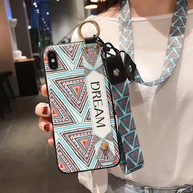lanyard phone case for Xiaomi Redmi Note 9T 9S 7 8 11 11T Pro note 10 10T pro K20 K30 K40 Mi POCO m3 m4 f3 NFC CC9 cover