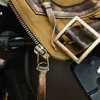 Tailor Brando Authentic! J-151 High Quality Japanese Hyogo Cowhide Stitching 22OZ Oil Qax Canvas Retro Motorcycle Vest 5