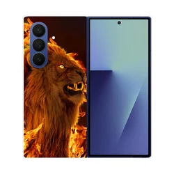 Transparent Luxury Painted Hard Case for Samsung Galaxy Z Fold 7 (ON01JSZ)