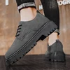 Yellow Men's Casual Work Shoes Big Toe Oxford Shoes Retro Brogue Shoes For Men Youth Fashion Business Leather Shoes Men Shoes 6