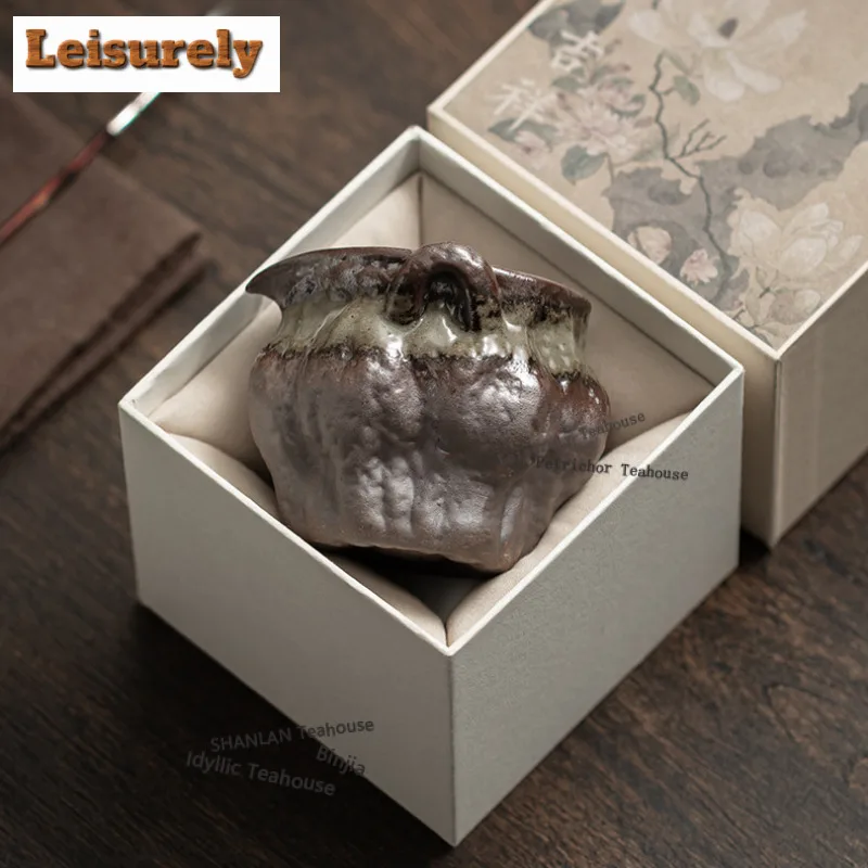 Coarse Pottery Clear Water Tea Pitcher Pour Tea Cha Hai Dispenser Justice Cup Green Tea Fair Mug Teaware Collection Accessories