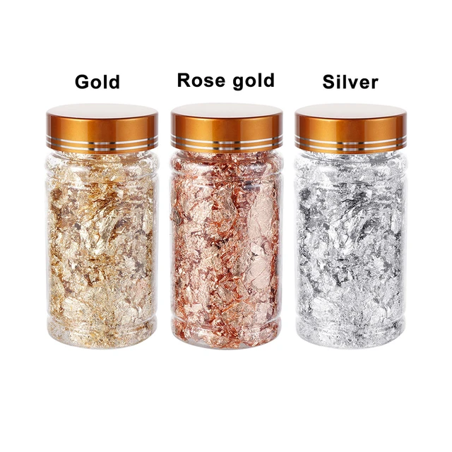 Edible Gold Flakes Cake Decorating  Edible Gold Flakes Drinks - 3g Gold  Decoration - Aliexpress