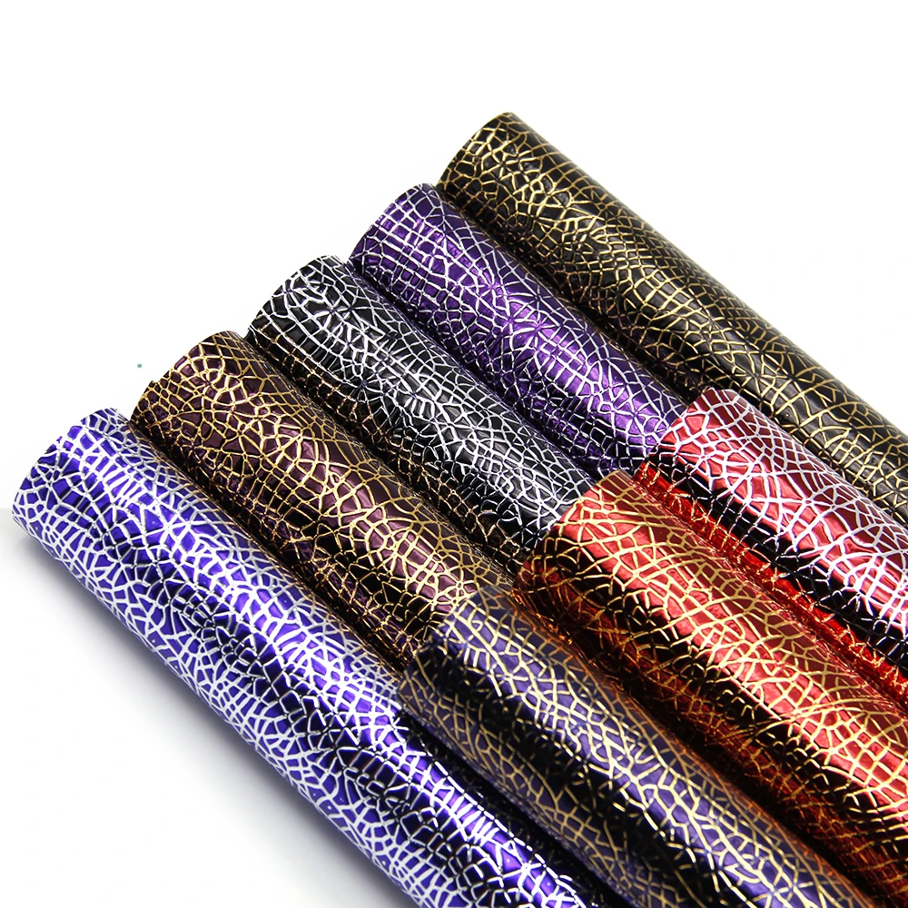 Bump Texture Faux Leather Sheets Solid Color Weave Striped Plaid Pattern Synthetic Leather Fabric Set for DIY Earrings Making
