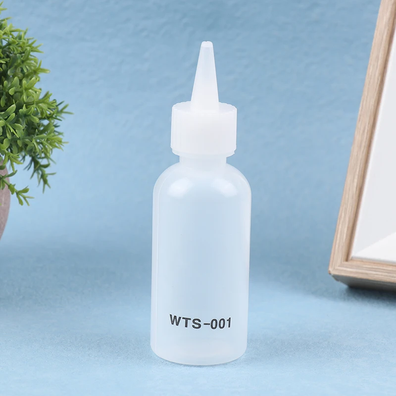 【F2】1 Stück 50ML WTS-001 Flüssiger Kunststoffalkohol mit Nadel für Spender, Rosin-Lötfüllpaste für die Reparatur von Telefon-PCBs – Detail 3