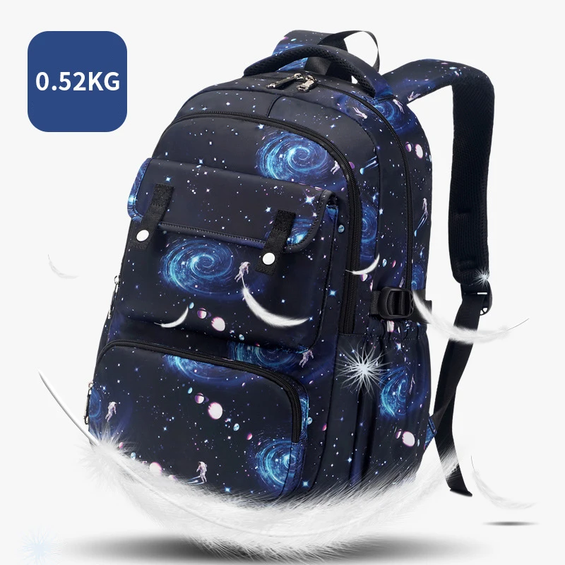 Luminous 3D Print Laptop Backpack For School - Glow In Dark, Large Capacity Bookbag For Teens, Kids