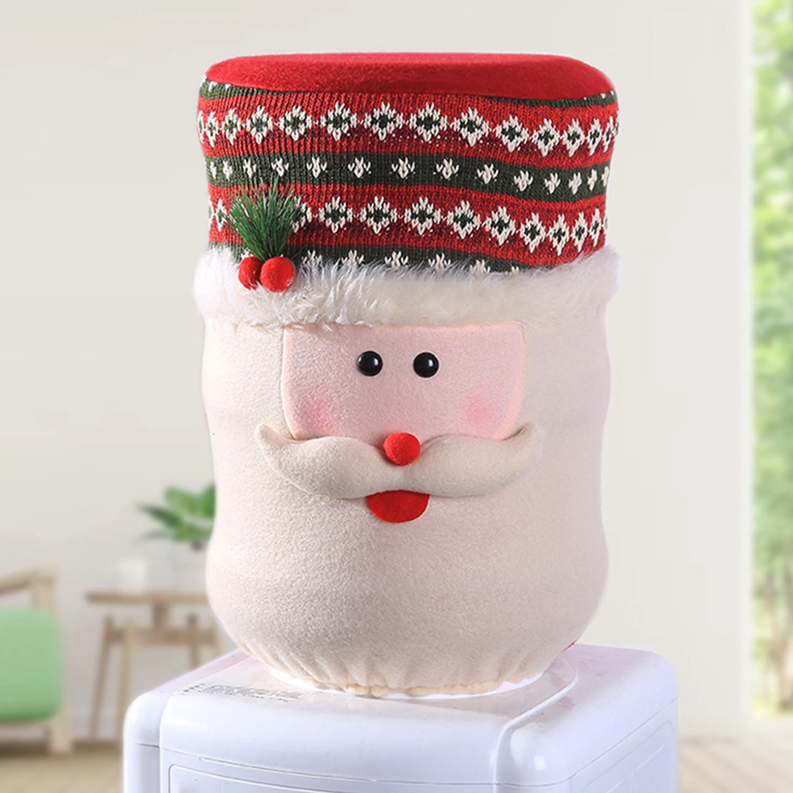 Water Dispenser Cover Water Dispenser Bucket Sleeve Barrel Cover Home Dustproof Durable Protect Dustcover Christmas Decoration