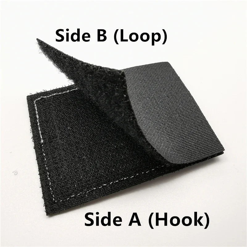 Stick patches für Kleidung taktische Patches Aufkleber auf Kleider abzeichen Schwarz-Weiß-Textst reifen Hakens ch laufe – Detail 23