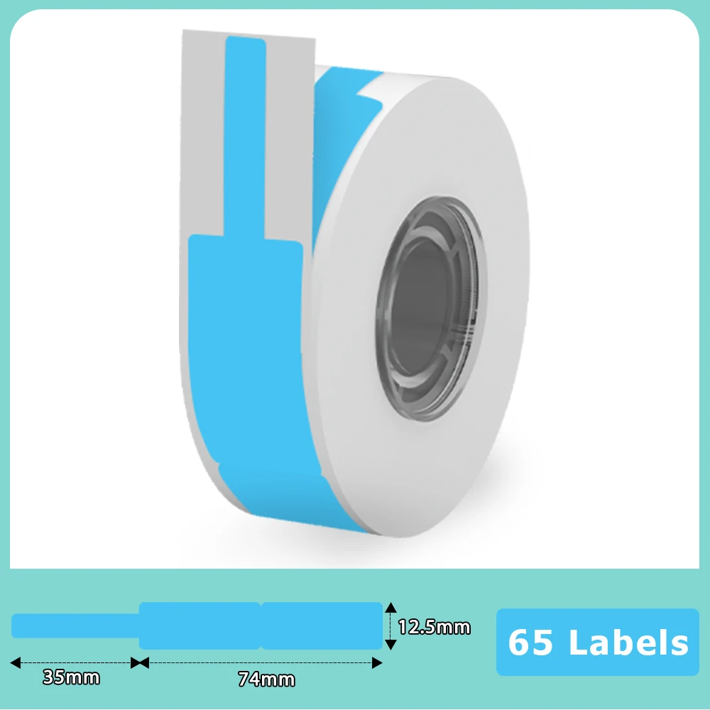 Adhesive Maker Paper for Name Stickers and Tags, 15mm x 7m Roll