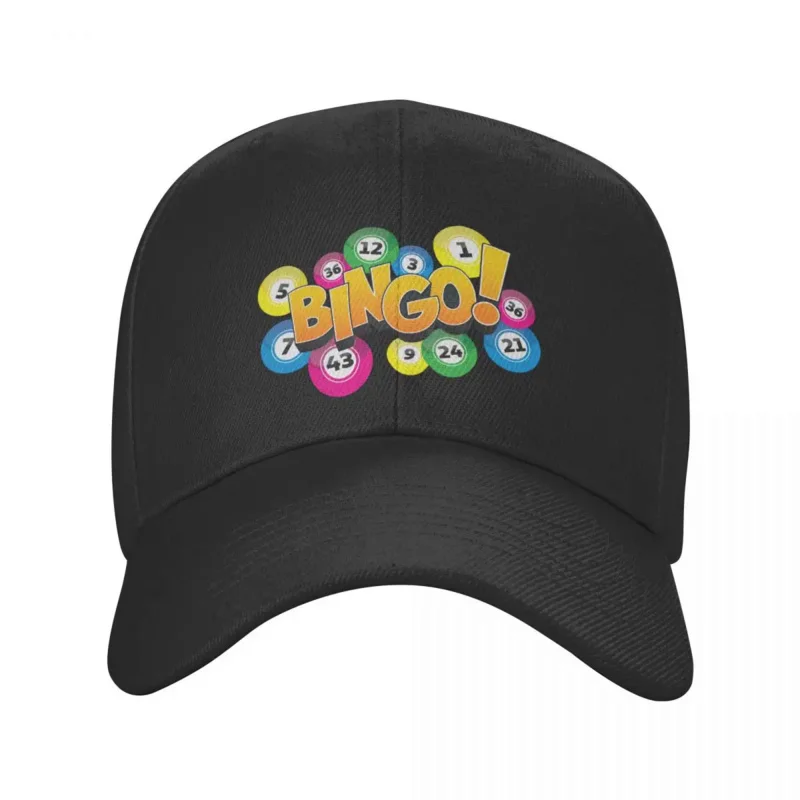 

Cool hot game bingo baseball cap women men custom adjustable adult dad hat summer snapback caps