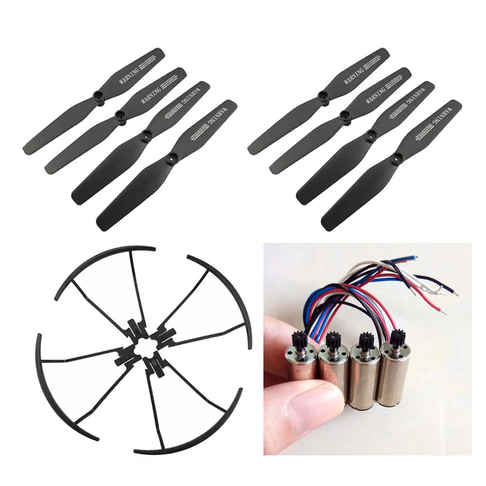 

VISUO XS809 XS809S Drone Accessory Propeller Props Maple Leaf Protective Frame CW CCW Motor Engine RC Quadcopter Spare Part Kit