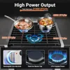 21" Gas Range Stove Oven Combo with 3 Burners 1.77 Cu.Ft. RV Use 28,100BTU Capacity Baking Rack Air Fryer Basket Included 4
