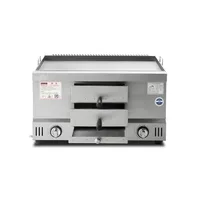 Commercial Gas Grill LPG Griddles Stainless Steel Flat Pan Pancake Maker Grilled Squid Cooking Teppanyaki Dorayaki Machine 2