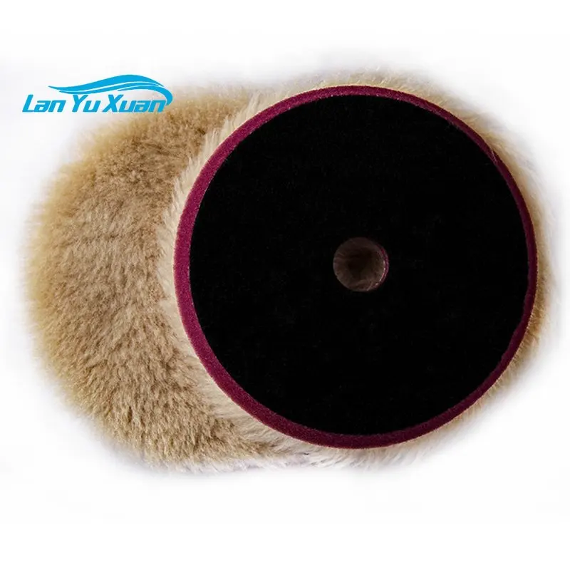 

Brown 6 Inch Meduim Wool Buffing Polishing Pads For Car Detailing