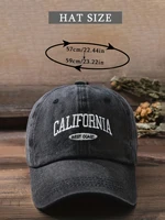 Cotton Retro Vintage Baseball Cap Men Women Denim Embroidered Letters Hat Cotton Soft Top Caps Casual Retro Unisex Hats - Image 6