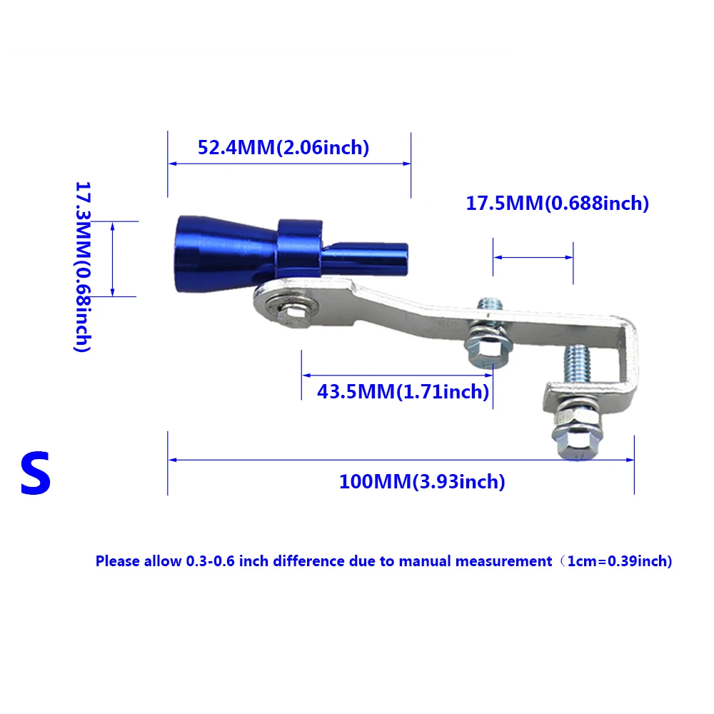 Universal Car Turbo Sound Whistle Sound Simulator Vehicle Refit Device Exhaust Pipe Turbo Sound Whistle Car Turbo Muffler