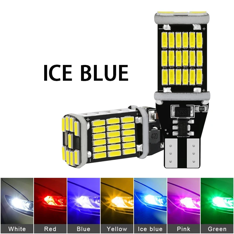 ตัวเลือกสินค้า รถ T15 W16W 921 912 T16 902 หลอดไฟ LED ความสว่างสูงเปลี่ยนย้อนกลับไฟเลี้ยวรถจักรยานยนต์ด้านข้าง MARKER 12V 24V
