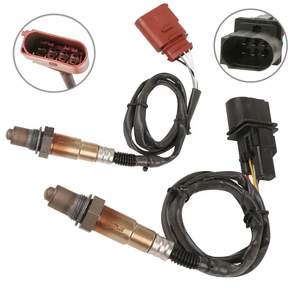 

2PCS Upstream + Downstream O2 Oxygen Sensor For Audi A4 A8 Quattro VW Beetle Golf GTI Jetta Front+Rear