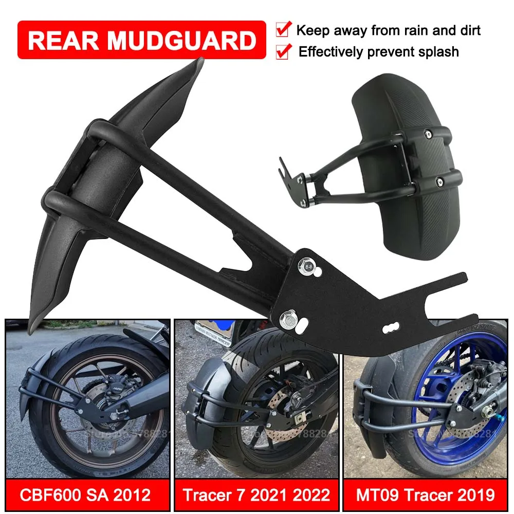 

Mudguard For Yamaha MT-09 MT-07 Motorcycle Rear Fender Tracer 700 900 2016 Tracer 7 2021 2022 Mud Splash Guard Protector Cover