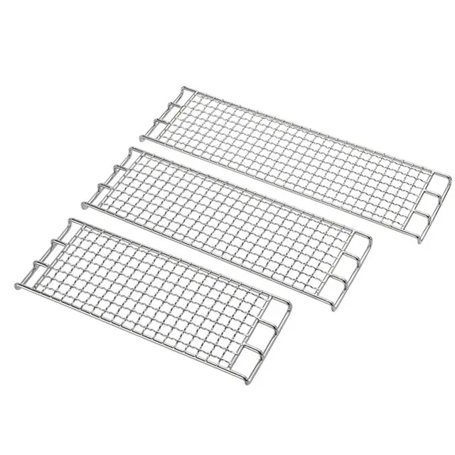 Bbq Grill Nettó Grillező Kosár Háló Huzaltartó Hordozható Rozsdamentes Acél Rács Tenger Gyümölcsei Piknik Főzés Kültéri Edényekhez - Image 5