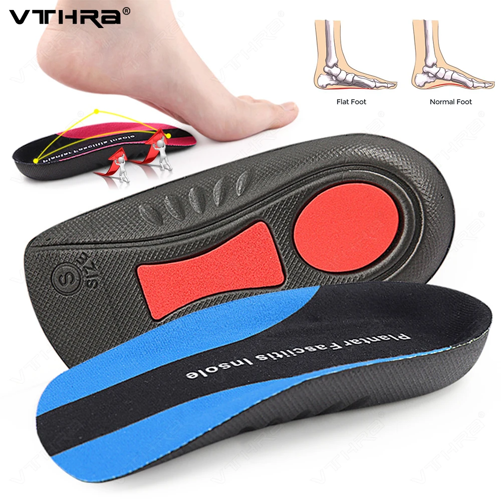 NEW Orthopedic EVA Insoles for Plantar Fasciitis Orthotics half Heel