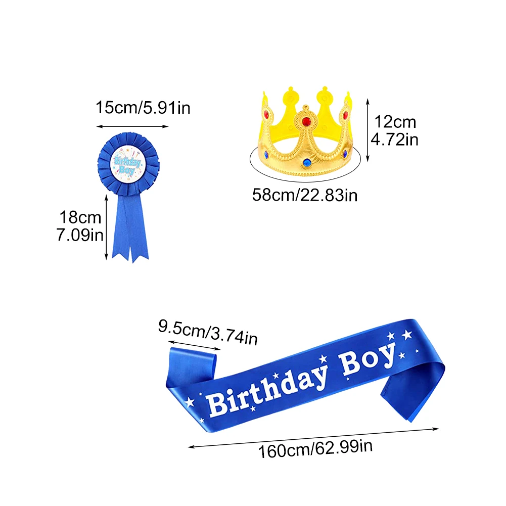 어린이용 골드 대관식 왕관, 보석 왕 머리띠 모자, 생일 파티 장식