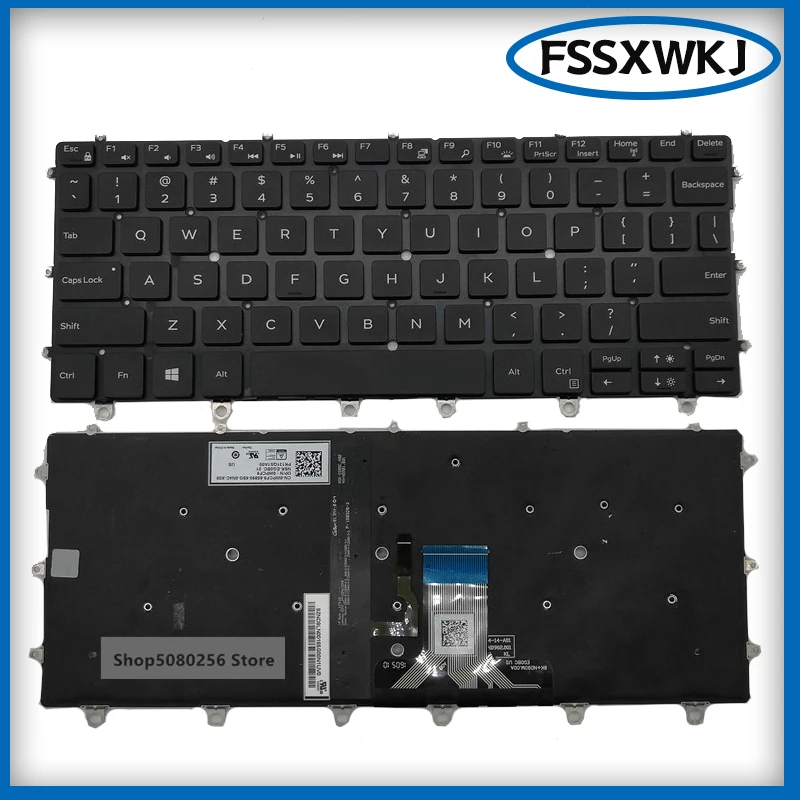 (98new)laptop Keyboard For Dell For Xps 13 9365 P71g 0wpcf9