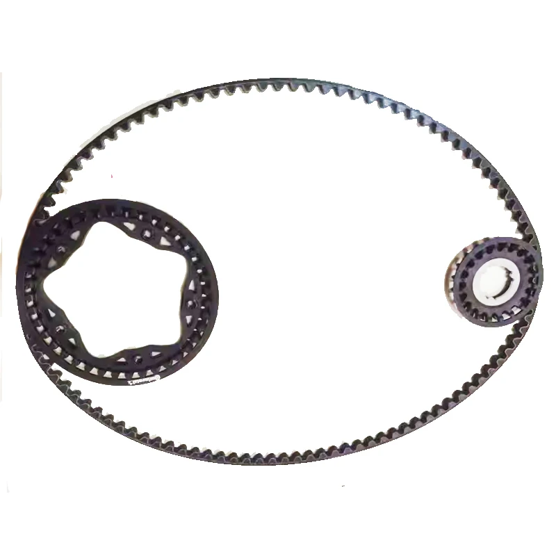 Contnental 39T Bicicletta Trasmissione A Cinghia Catena Ruota Bici Touring Trasmissione A Cinghia Componente Guarnitura Pezzi Di Ricambio