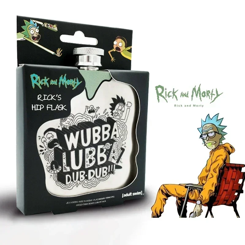 Rick And Morti Hip Flasks Mini Bollitore Per Vino In Acciaio Inossidabile
