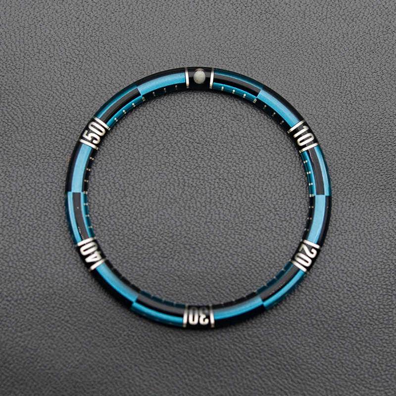 Premium 38x31.5 mm Resin and Aluminum Watch Bezel Insert
